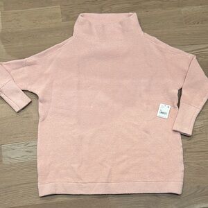 Free People Pink Turtleneck Sweater XS NWT
